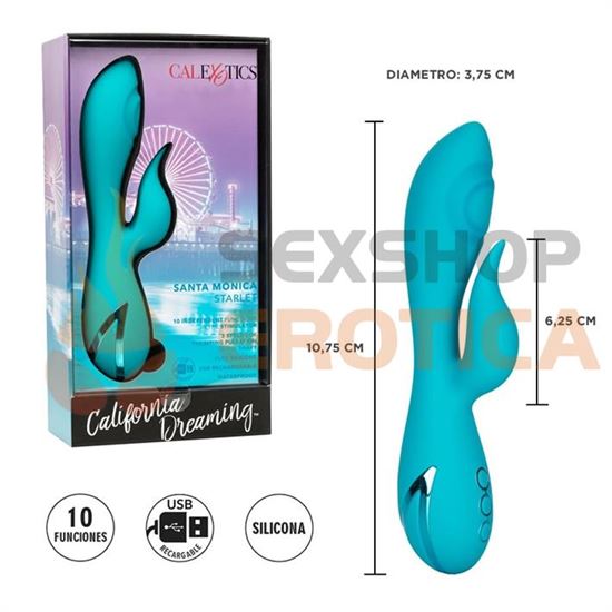 Vibrador estimulador PREMIUM Santa Monica Starlet